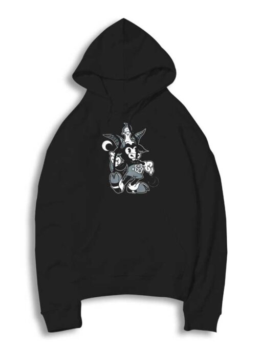 Do Walt Thou Wilt Cartoon Baphomet Hoodie