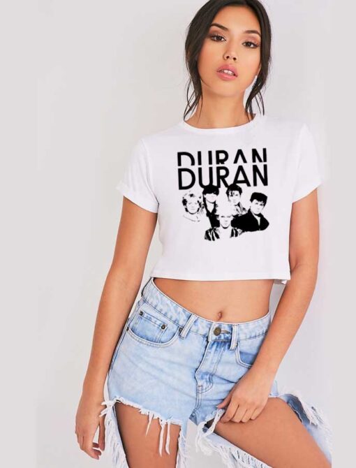 Duran Duran Band Vintage Crop Top Shirt