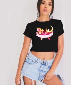 Fight Like A Girl Sailor Moon Crop Top Shirt