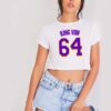 GBG King Von Number 64 Jersey Crop Top Shirt