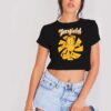 Garfield Retro Garf Cat Cartoon Crop Top Shirt