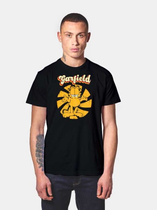 Garfield Retro Garf Cat Cartoon T Shirt