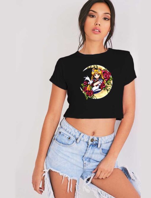 In the name of the moon Sailor Moon Crop Top Shirt