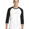 Infinite Kindness Loop Symbol Emphaty Raglan Tee