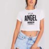 It's A Angel Lifetime Member Fiorucci Crop Top Shirt