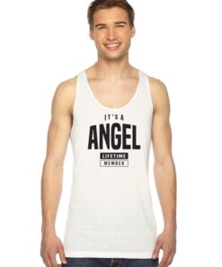 It's A Angel Lifetime Member Fiorucci Tank Top