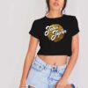 Janis Joplin Ladies Vintage Circle Crop Top Shirt