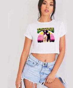 Janis Joplin Rock Music Vintage Crop Top Shirt