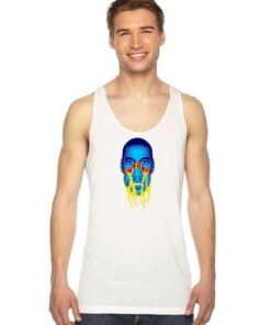 Jay-Z Grungy Melting Face Slime Tank Top