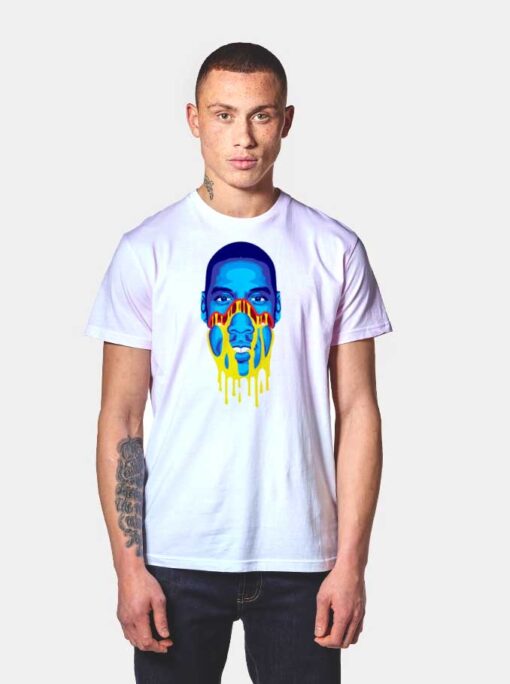 Jay-Z Grungy Melting Face Slime T Shirt