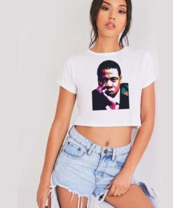 Jay-Z Hand On Cheek Photo Crop Top Shirt