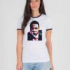 Jay-Z Hand On Cheek Photo Ringer Tee