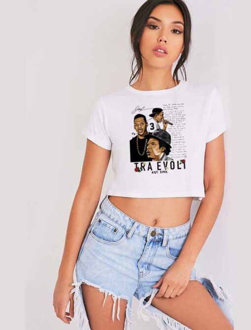 Jay-Z Tra Evoli Established 20xx Crop Top Shirt