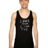 Look Mom I Can Fly Scribble Tank Top