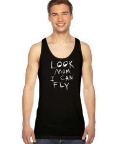 Look Mom I Can Fly Scribble Tank Top