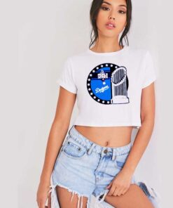 Los Angeles Dodgers World Series Crop Top Shirt