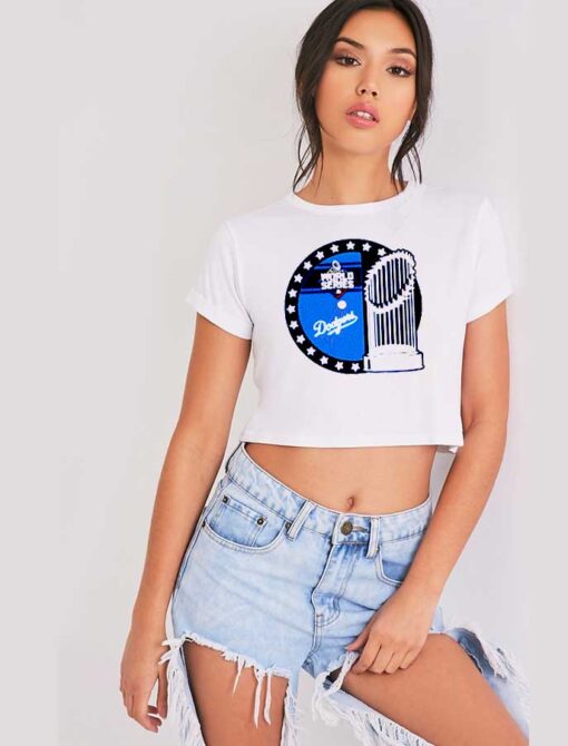 Los Angeles Dodgers World Series Crop Top Shirt