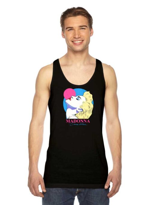 Madonna True Blue Art Cover Tank Top