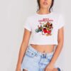 Mickey Mouse Christmas Carol Logo Crop Top Shirt