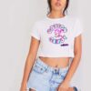 Milklim Cotton Candy Sweet Logo Crop Top Shirt