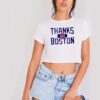 Mookie Betts Thanks Boston 50 Crop Top Shirt