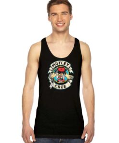 Motley Crue Cartoon Rocker Vintage Tank Top