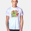 Nickelodeon Cartoon Mash Up Characters T Shirt