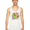 Nickelodeon Cartoon Mash Up Characters Tank Top