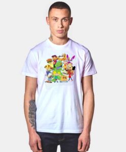 Nickelodeon Cartoon Mash Up Characters T Shirt