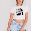 Not Yours Vintage Word Art Logo Crop Top Shirt