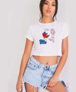 Optimus Prime Transformers Cartoon Crop Top Shirt