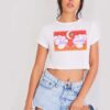 Orlon Candy Cloud Cotton Candy Crop Top Shirt