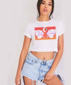 Orlon Candy Cloud Cotton Candy Crop Top Shirt