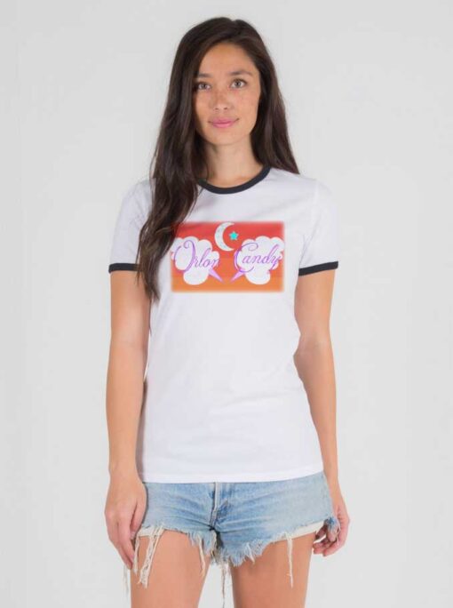 Orlon Candy Cloud Cotton Candy Ringer Tee