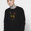 Pokemon Pikachu Ombre Neon Sweatshirt