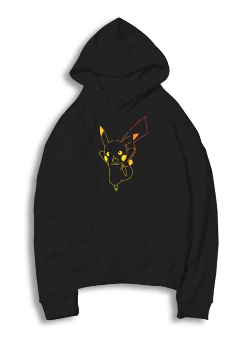 Pokemon Pikachu Ombre Neon Hoodie