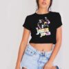 Popfunk Janis Joplin Watercolor Crop Top Shirt