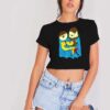 Princess Bubblegum's Rock Snake Cartoon Crop Top Shirt