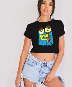 Princess Bubblegum's Rock Snake Cartoon Crop Top Shirt