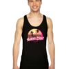 Retro Santa Cruz California Beach Sunset View Tank Top