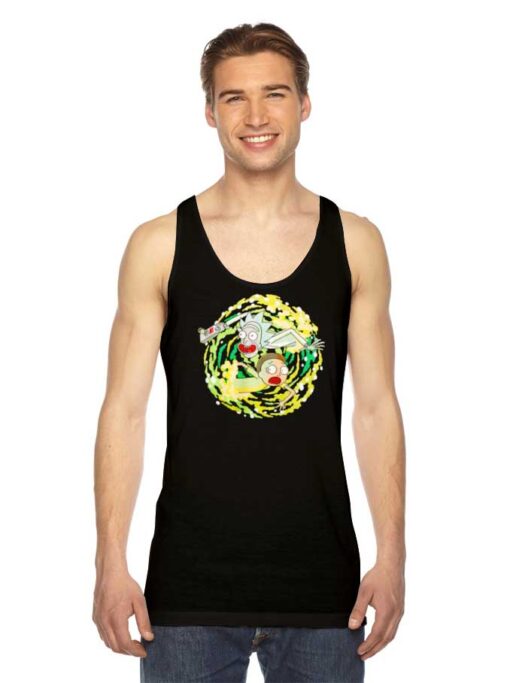 Rick and Morty Green Portal Tank Top