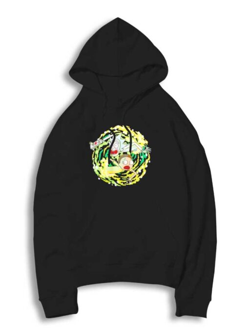 Rick and Morty Green Portal Hoodie