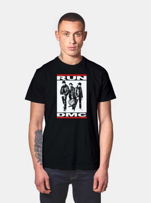 Run DMC Band Vintage Logo T Shirt