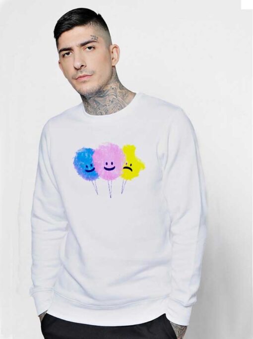 Sad Cotton Candy Not So Dandy Sweatshirt