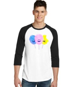 Sad Cotton Candy Not So Dandy Raglan Tee