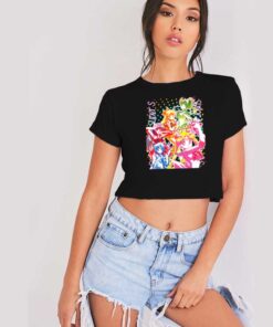 Sailor Dots Art Sailor Moon Crop Top Shirt