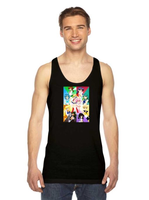 Sailor Guardians Sailor Moon Anime Tank Top