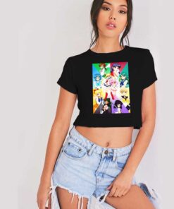 Sailor Guardians Sailor Moon Anime Crop Top Shirt