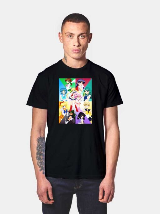 Sailor Guardians Sailor Moon Anime T Shirt