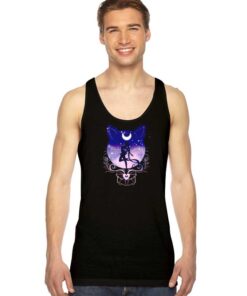 Sailor Moon Fight like a girl Cat Tank Top